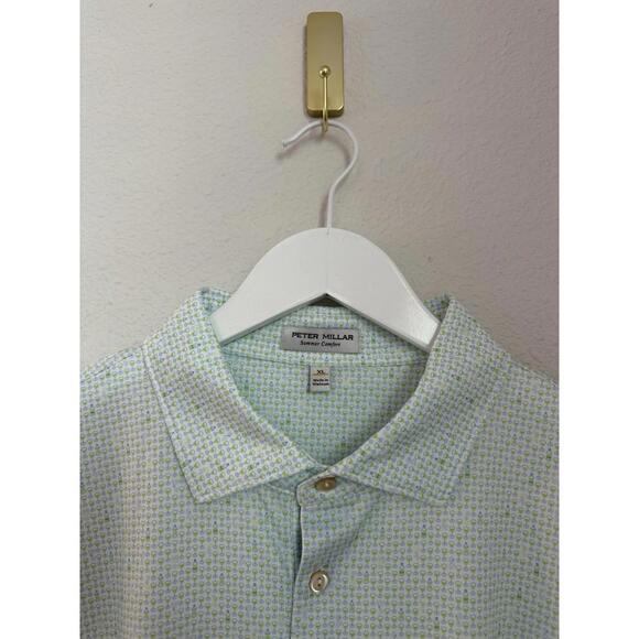 Peter Millar‎ Summer Comfort Lightweight Athleisure Golf Polo Size XL - Picture 4 of 9